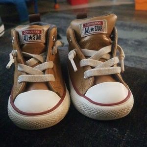 Converse leather all star chuck Taylor toddler 5